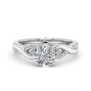 1.63 d.e.w cts Heidi Moissanite Ring