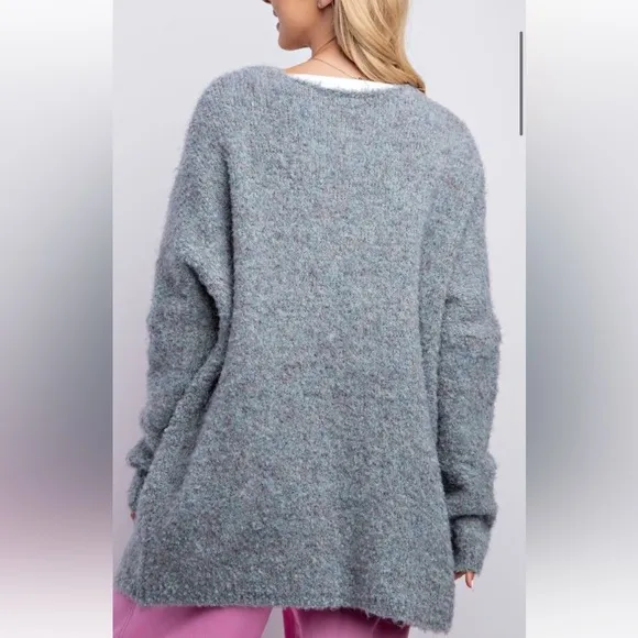 $18 #150 ❤️EASEL  TWO TONE CARDIGAN