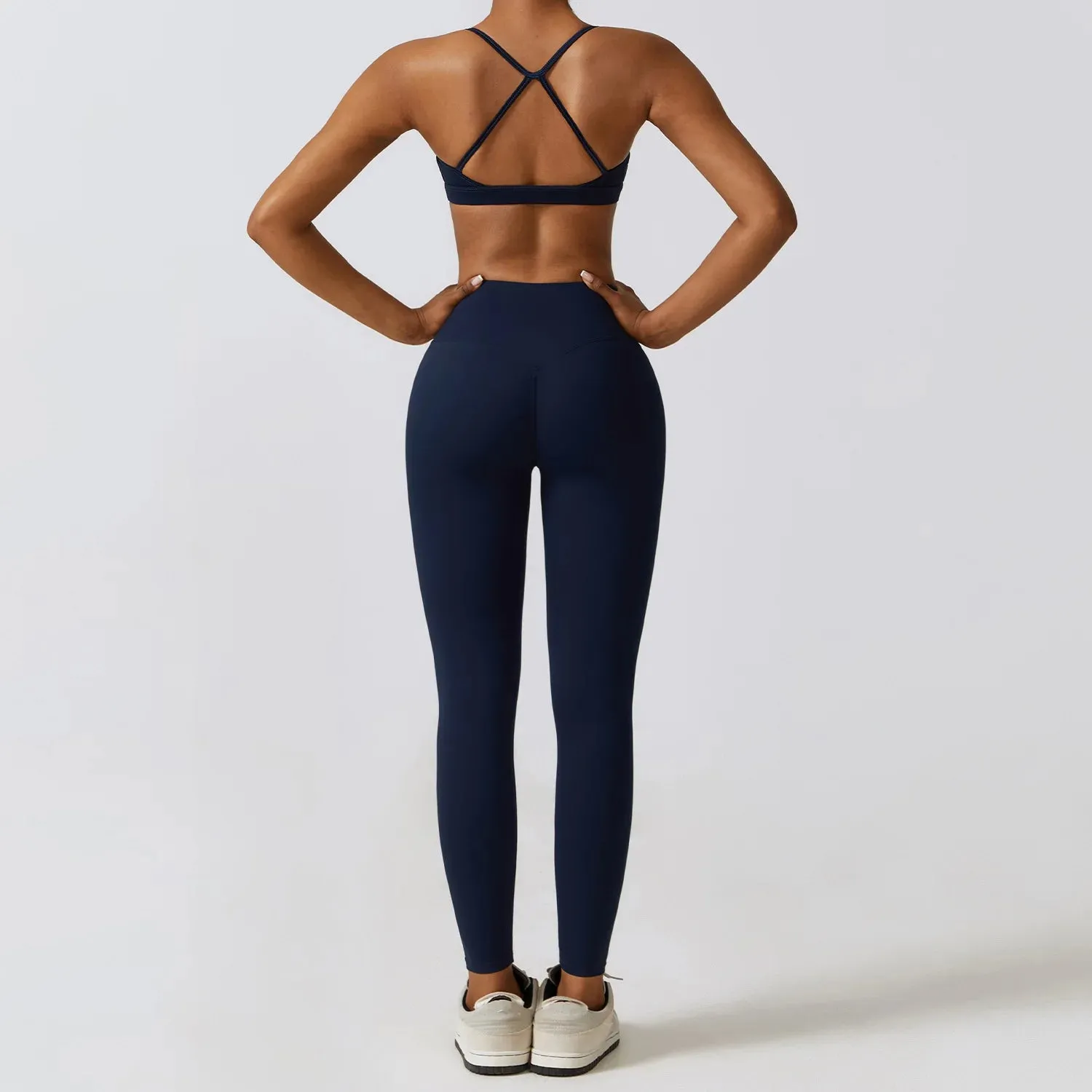 2 Variants Yoga Set Workout Outfits