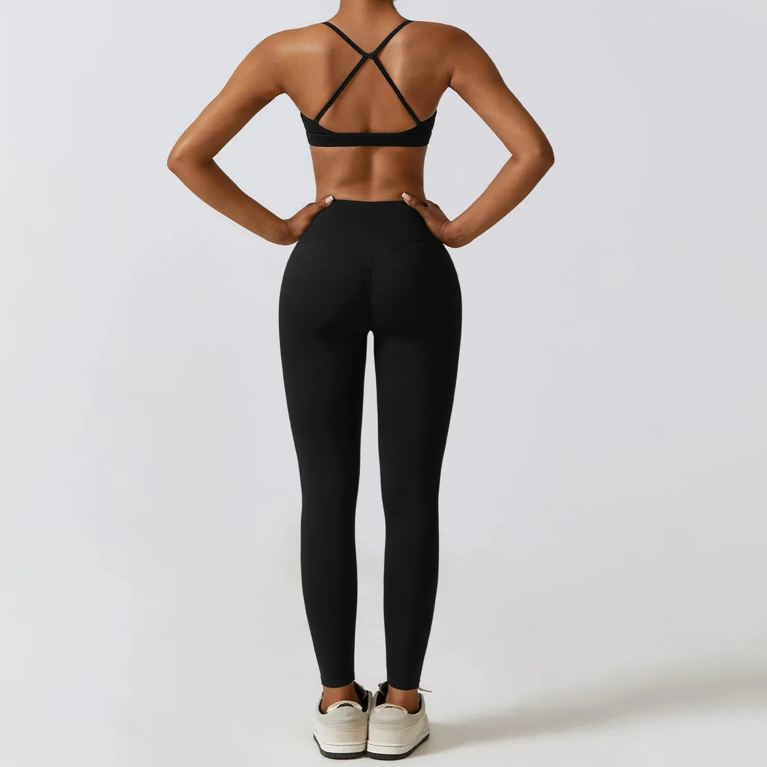 2 Variants Yoga Set Workout Outfits