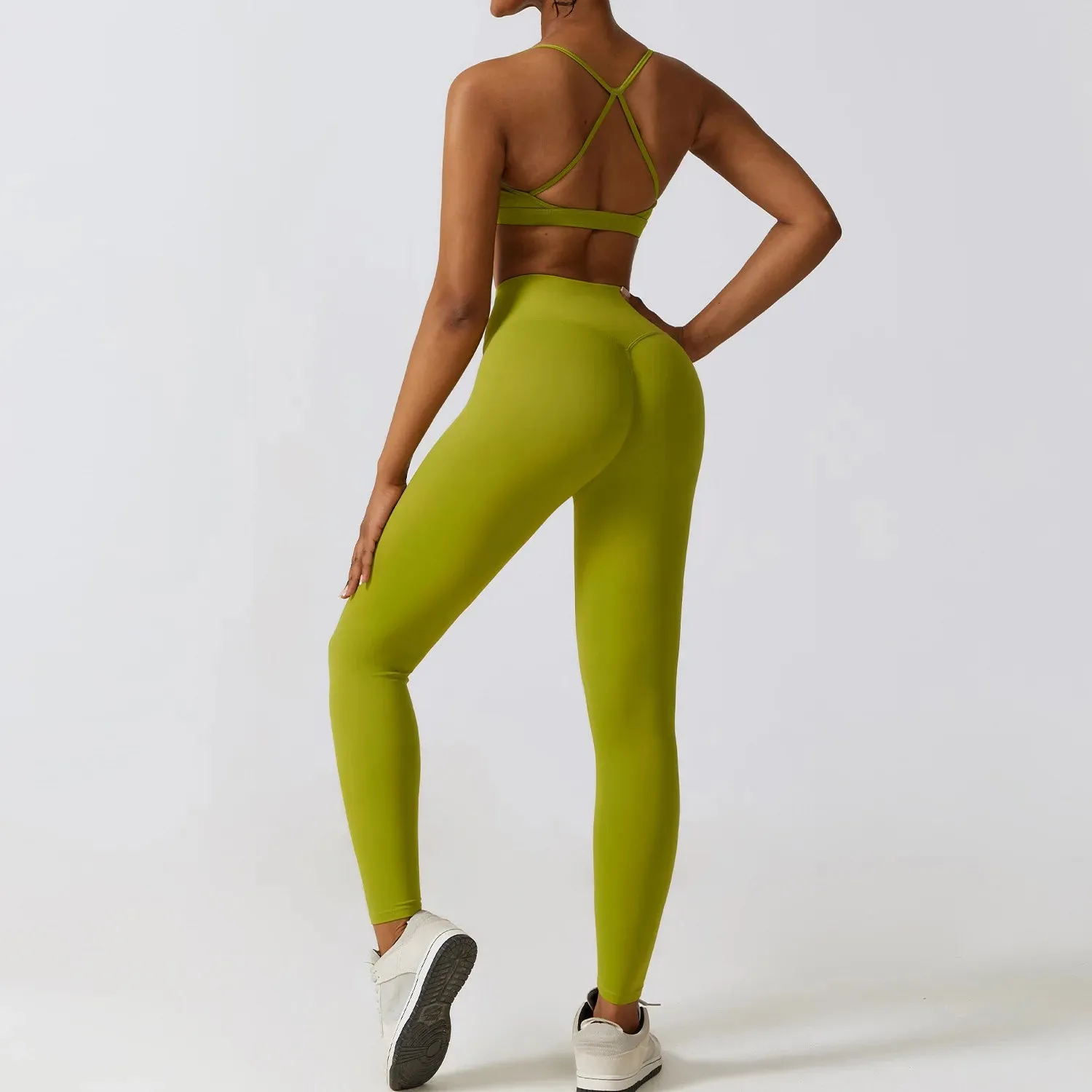 2 Variants Yoga Set Workout Outfits