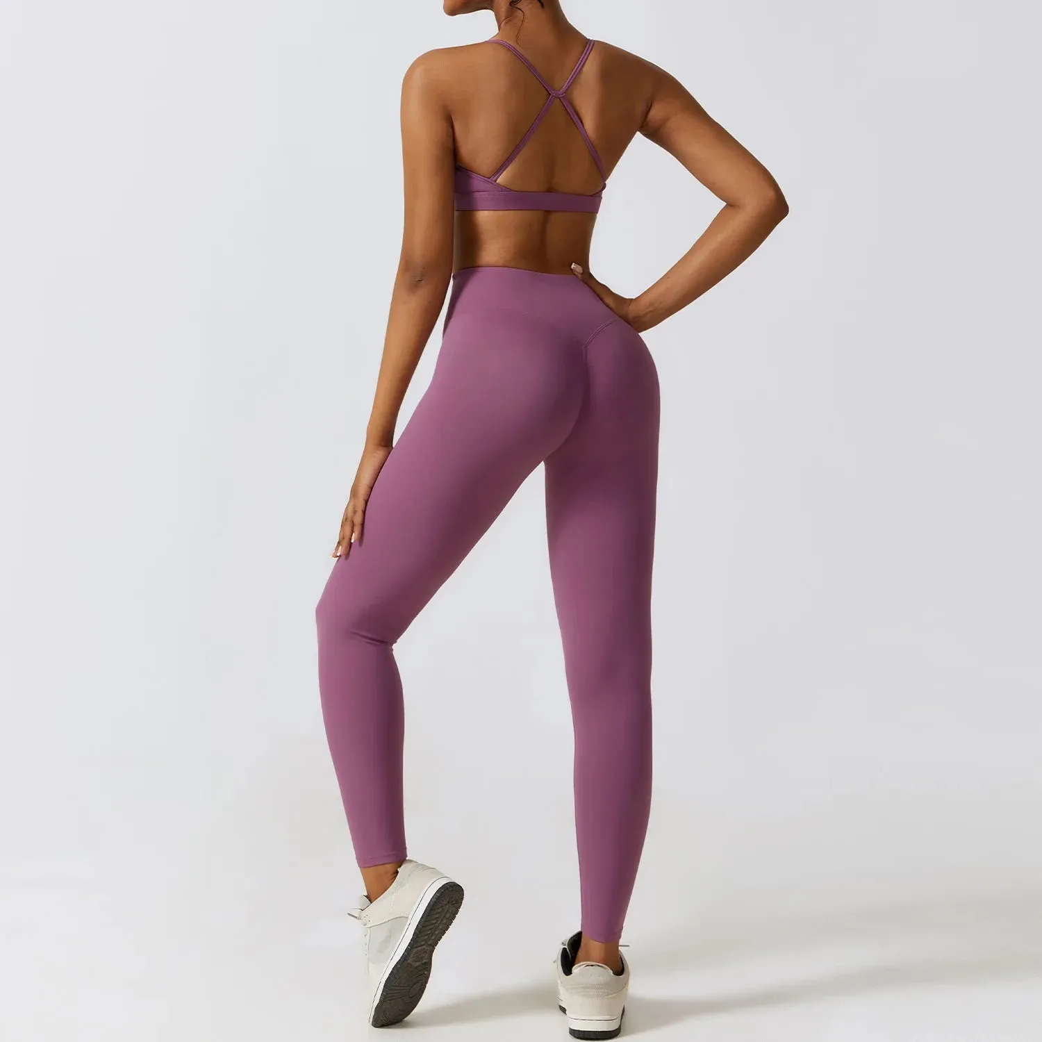 2 Variants Yoga Set Workout Outfits
