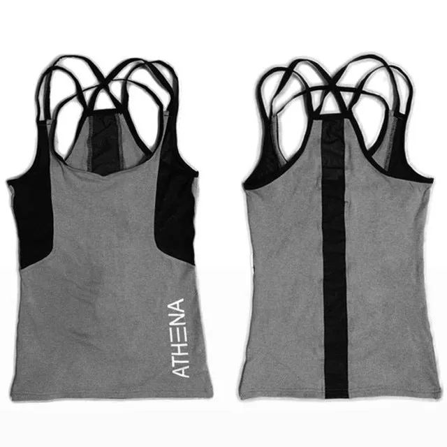 2018 Summer Sexy Harness Women Tank Tops Female Dry Quick Loose Fitness Vest Singlet For Exercise Women's Workout T-Shirts