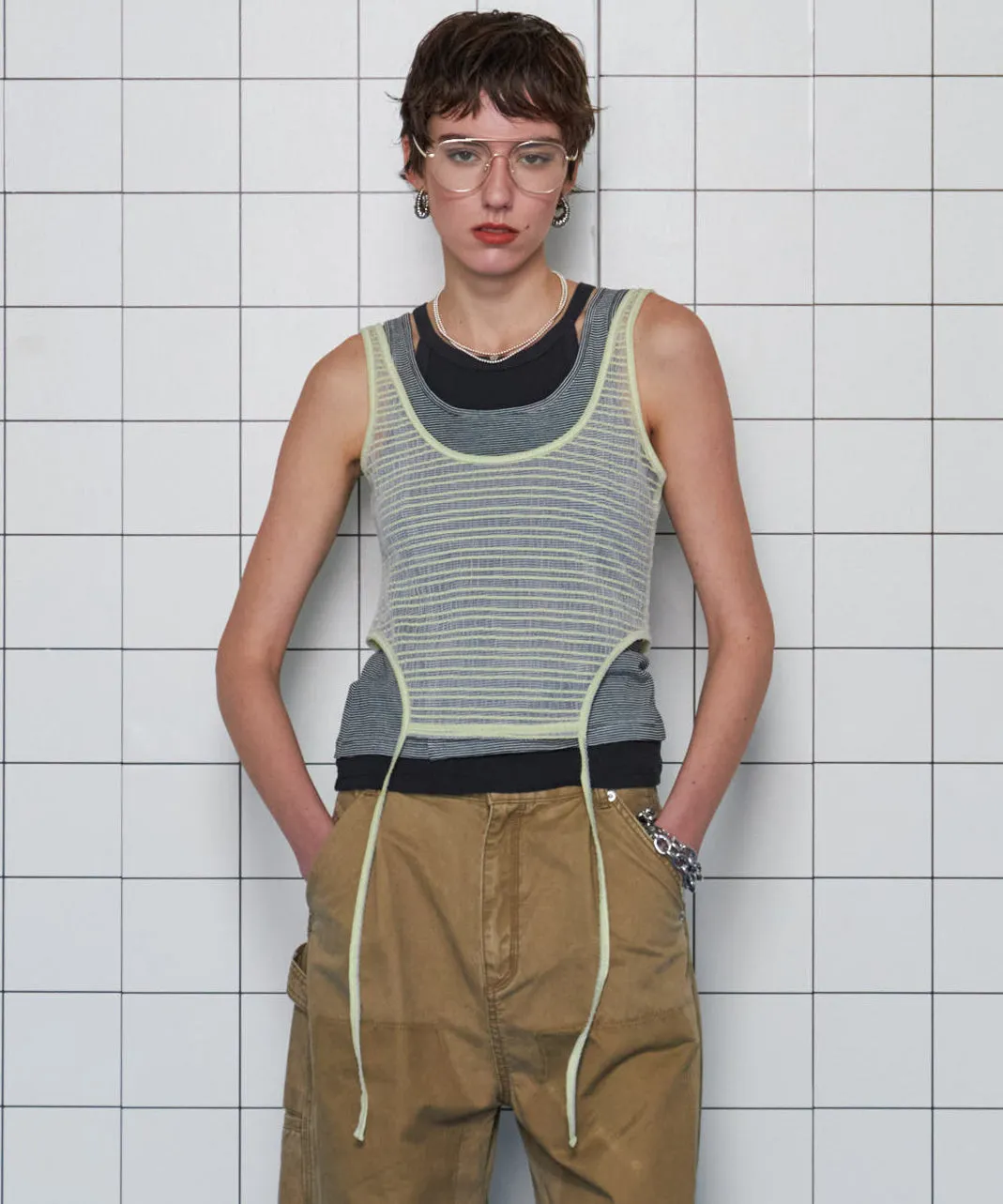 【25SUMMER PRE-ORDER】Triple Layered Tank Top