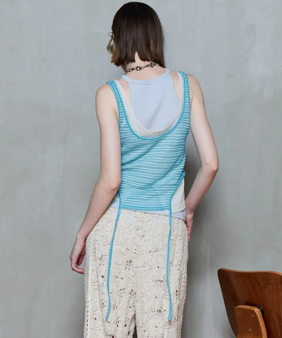 【25SUMMER PRE-ORDER】Triple Layered Tank Top