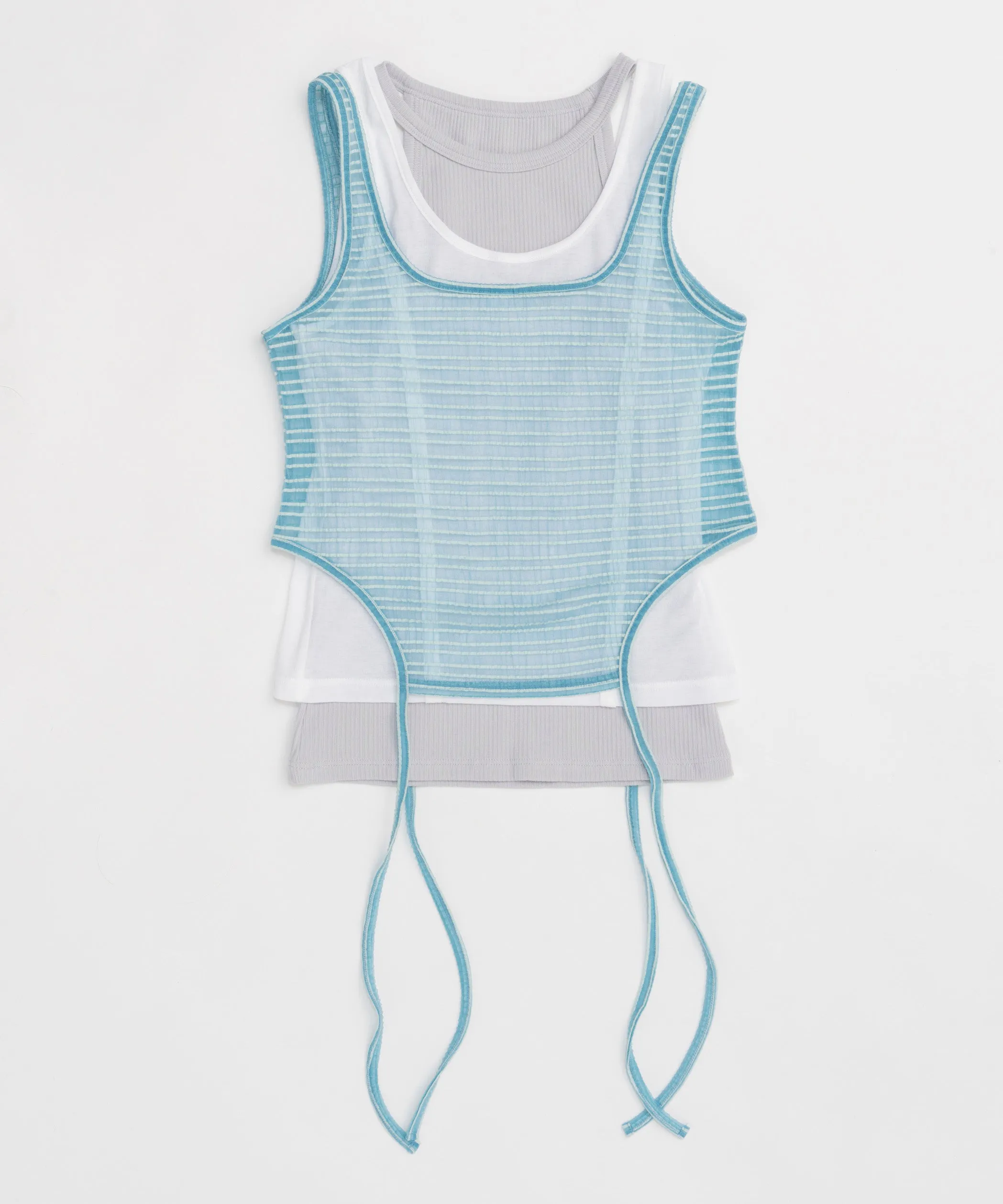 【25SUMMER PRE-ORDER】Triple Layered Tank Top