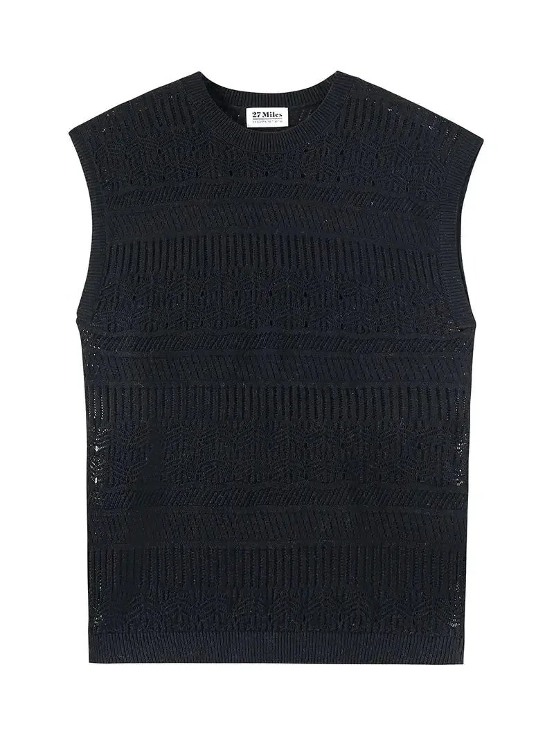 27 Miles Malibu - Rhys Sweater in Black