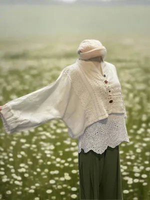 #5476 - Cream Wool Crop