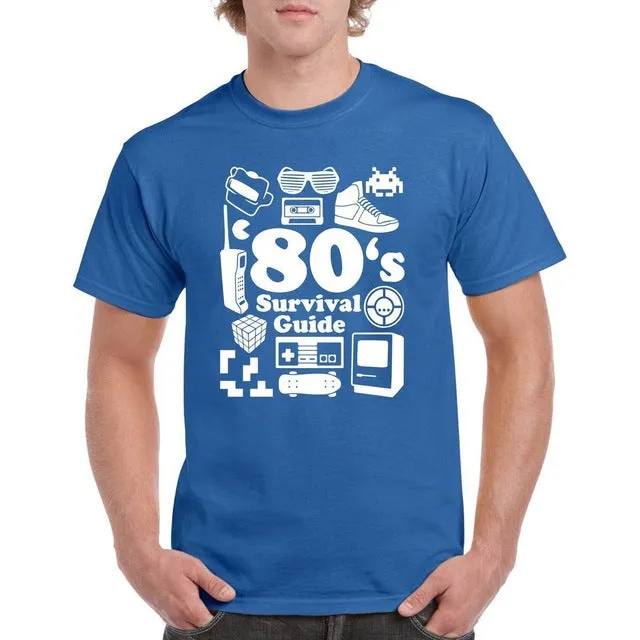80's Survival Guide Tshirt 80s