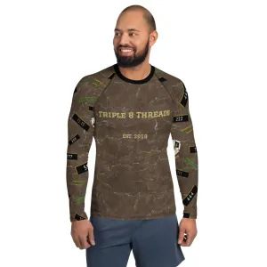 8xquiZit Collection - Men's Marble Coco-cured Long-sleeve Activewear