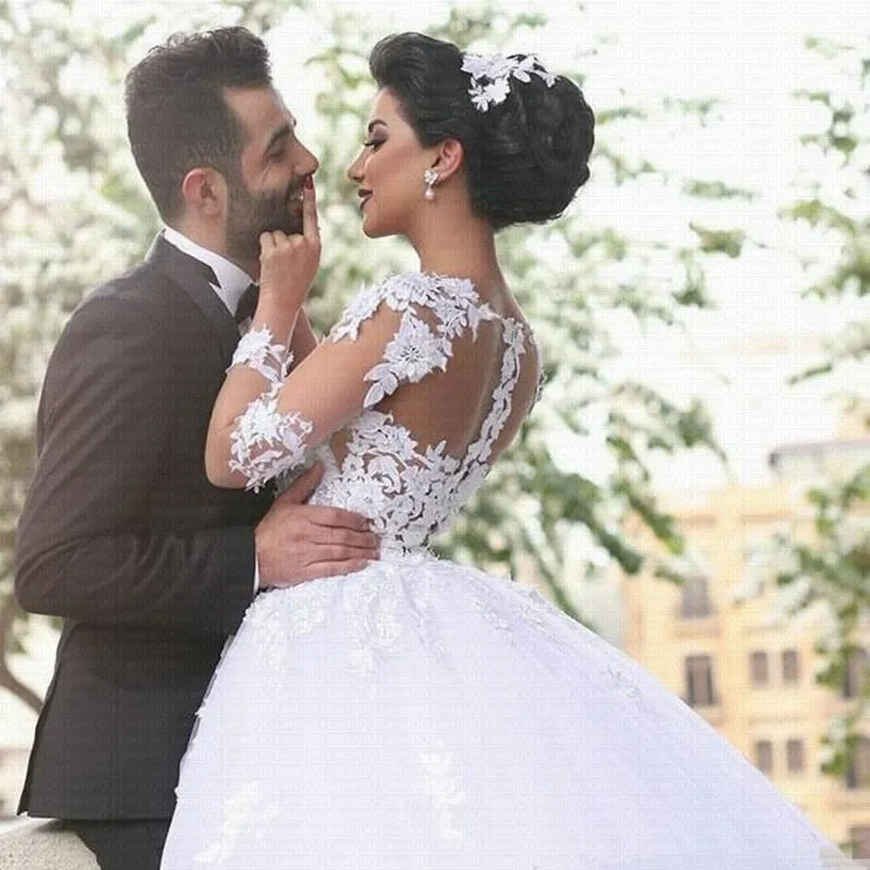 A Line Wedding Dresses Plus Size Wedding Gowns