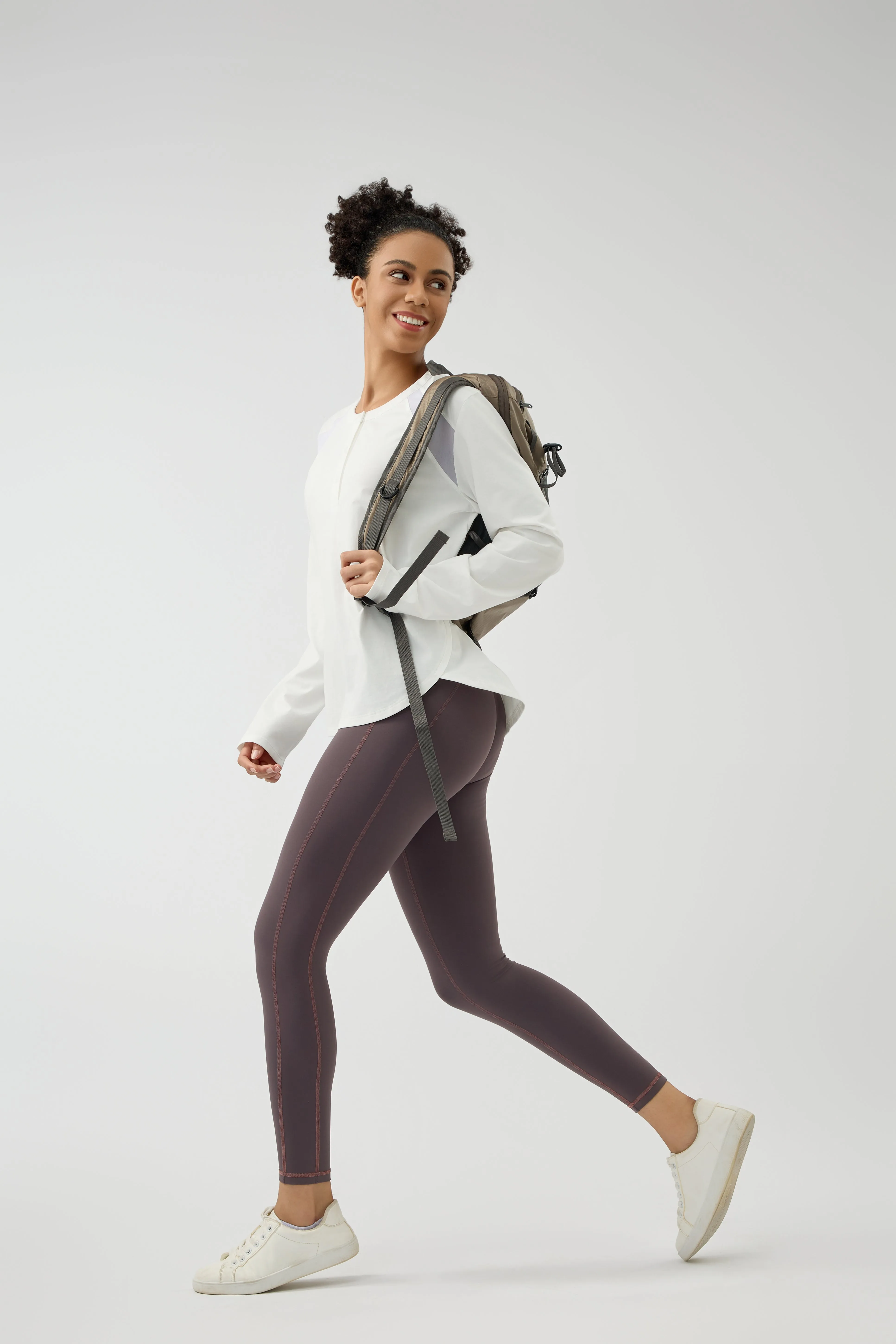 AARYA Women's Cotton Long Sleeve Workout Top