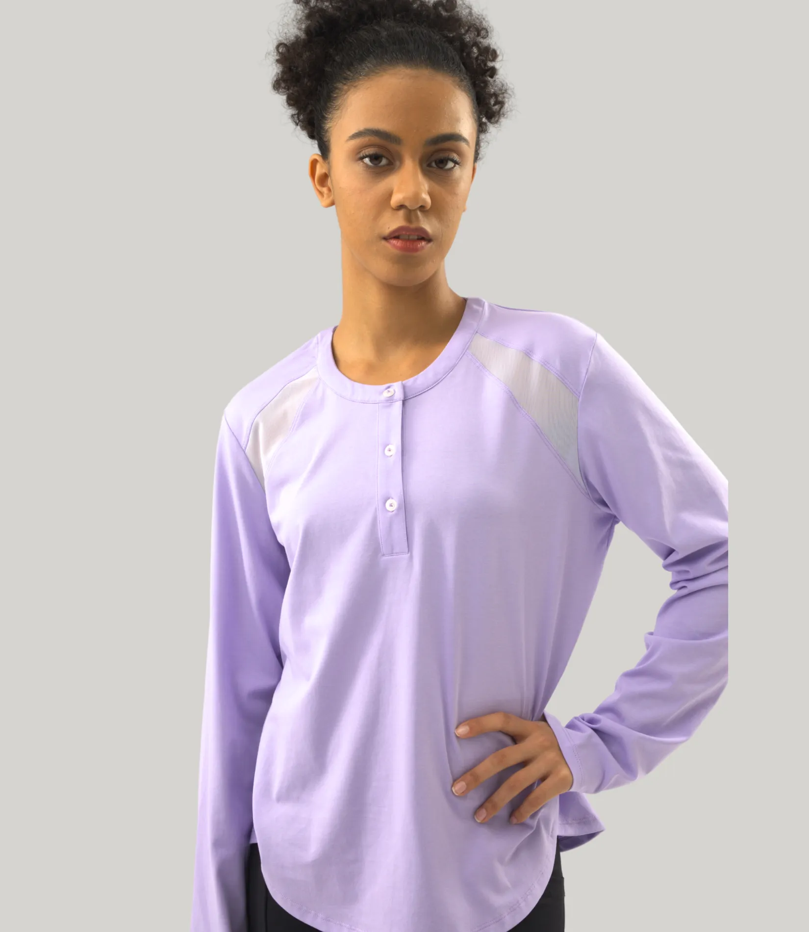 AARYA Women's Cotton Long Sleeve Workout Top