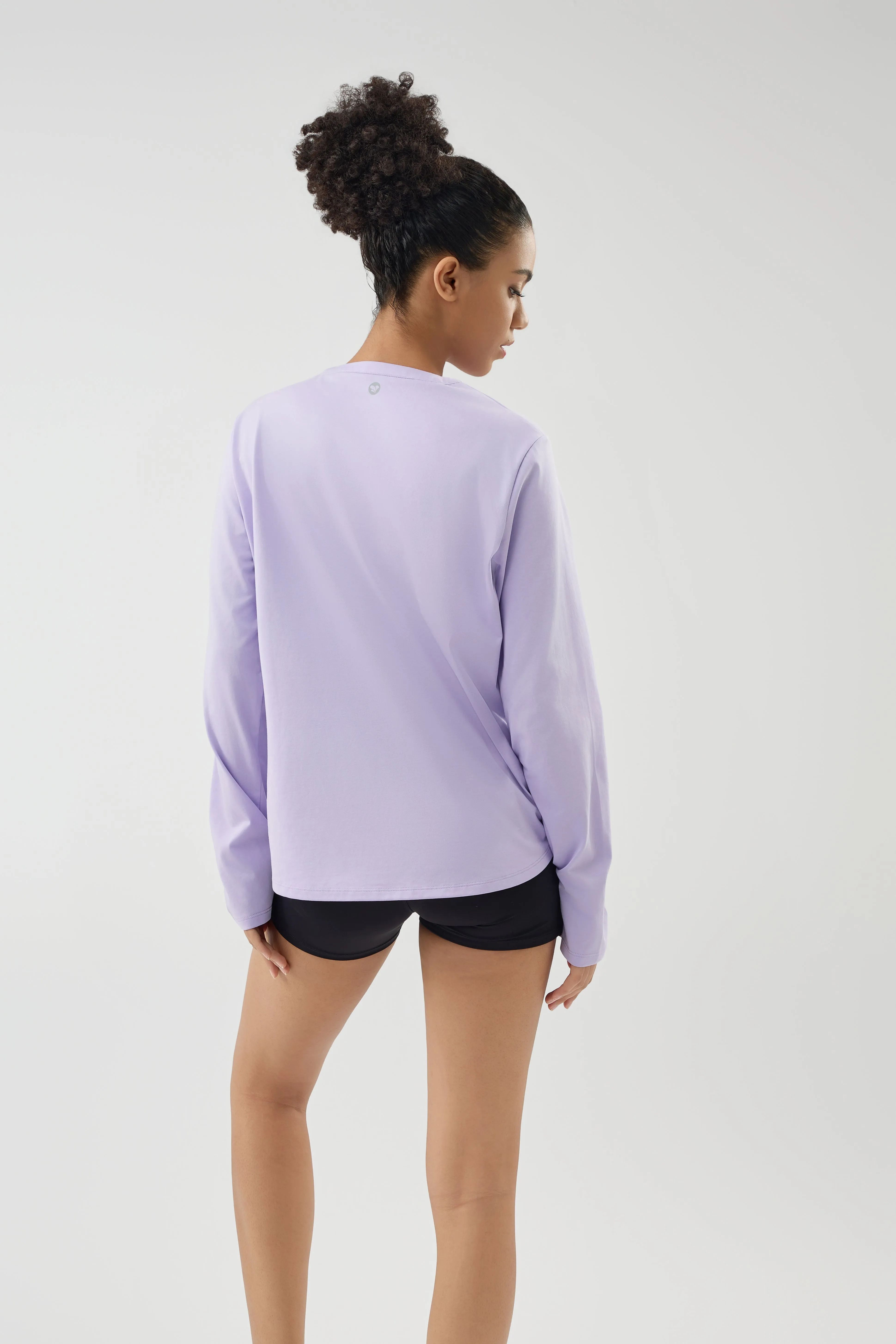 AARYA Women's Cotton Long Sleeve Workout Top