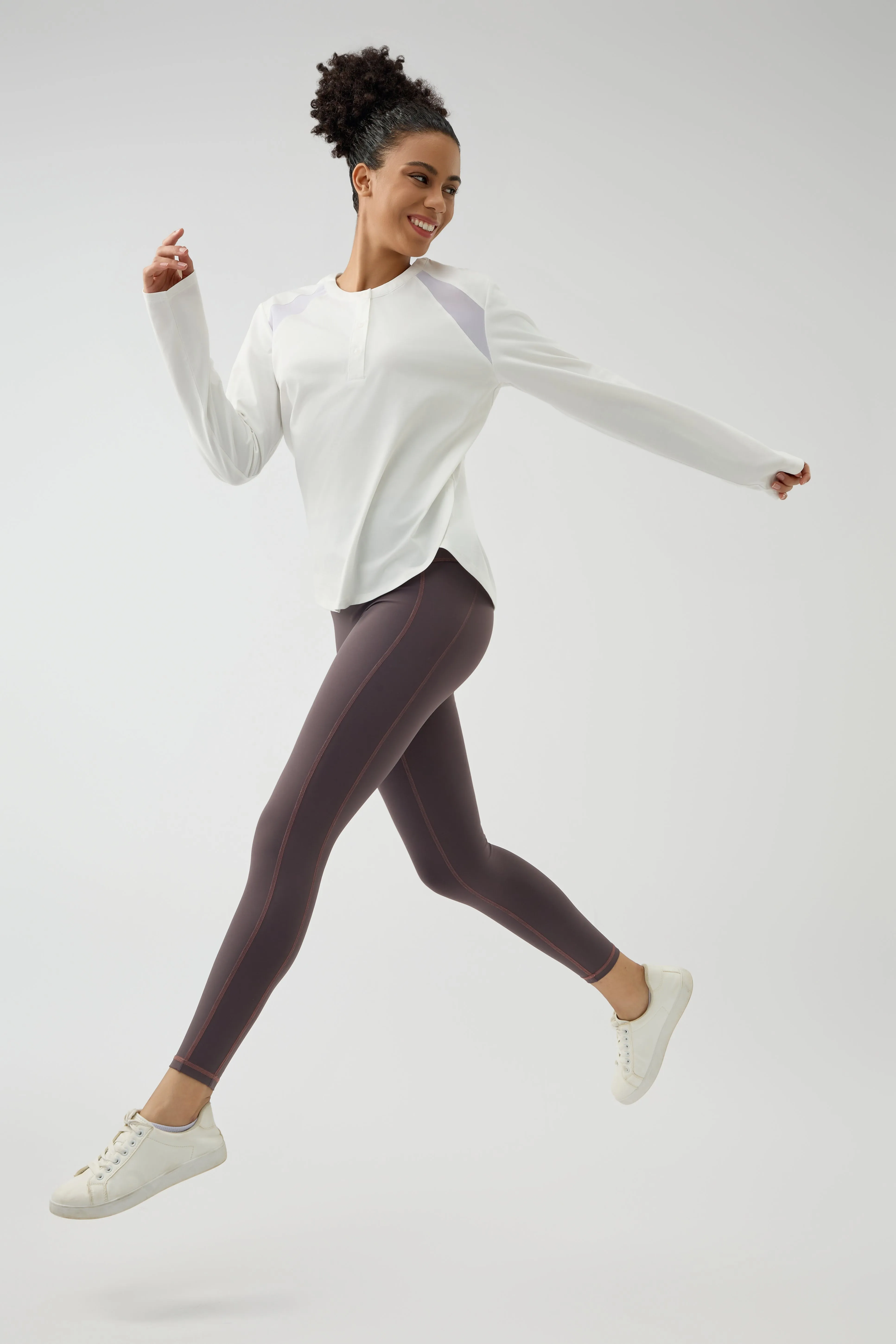 AARYA Women's Cotton Long Sleeve Workout Top