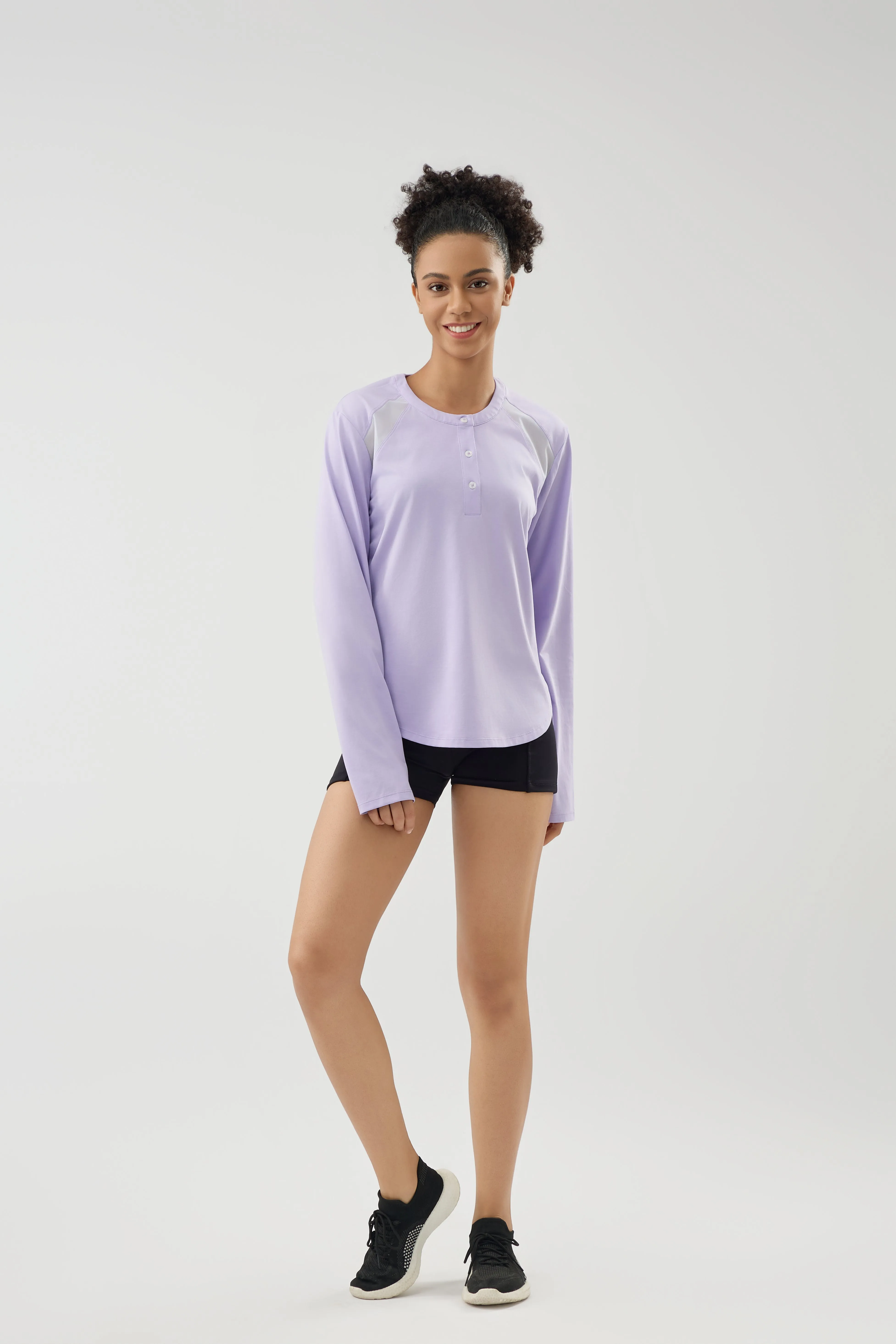 AARYA Women's Cotton Long Sleeve Workout Top