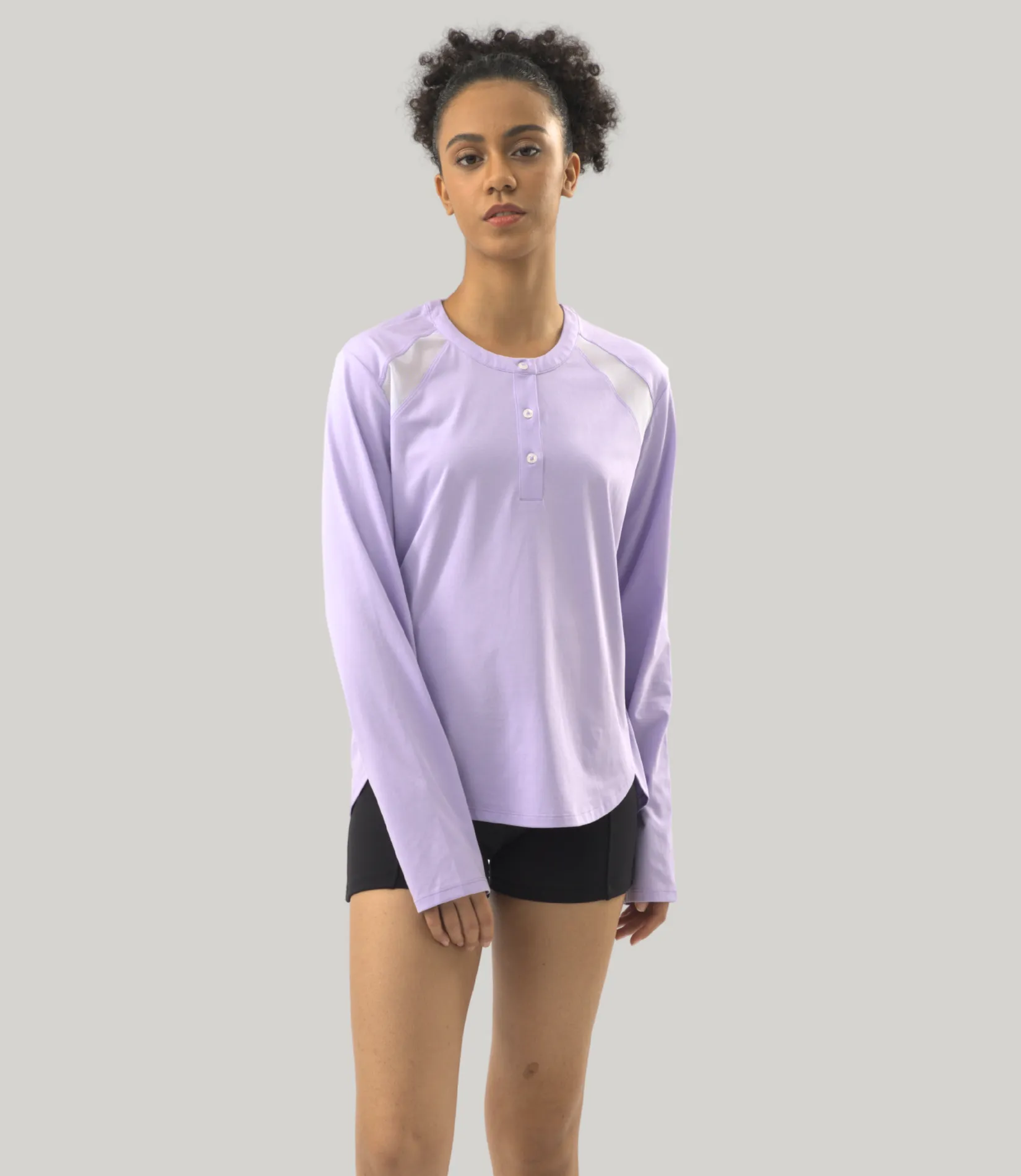 AARYA Women's Cotton Long Sleeve Workout Top