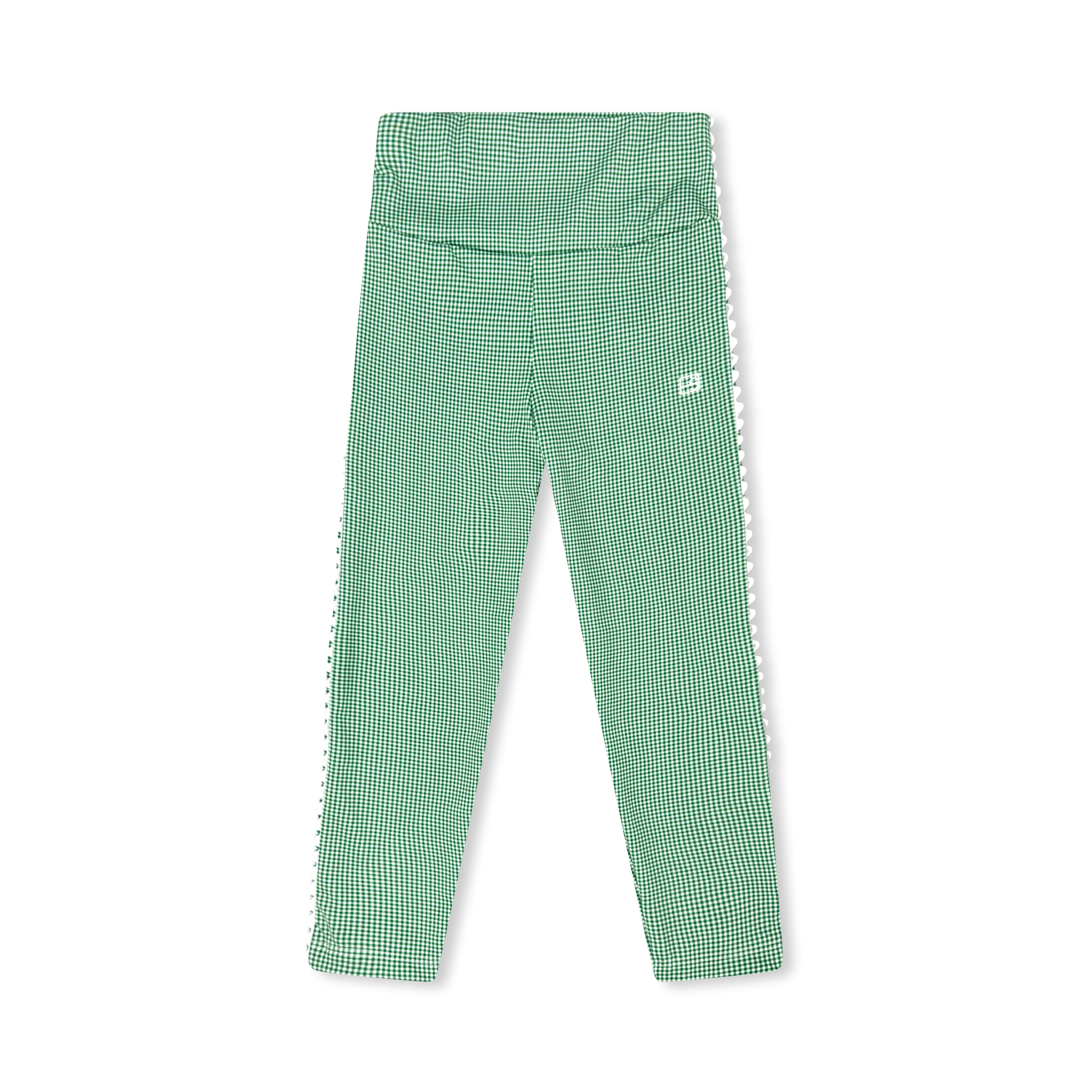 Abigail Highwaist Legging - Augusta Green Minigingham