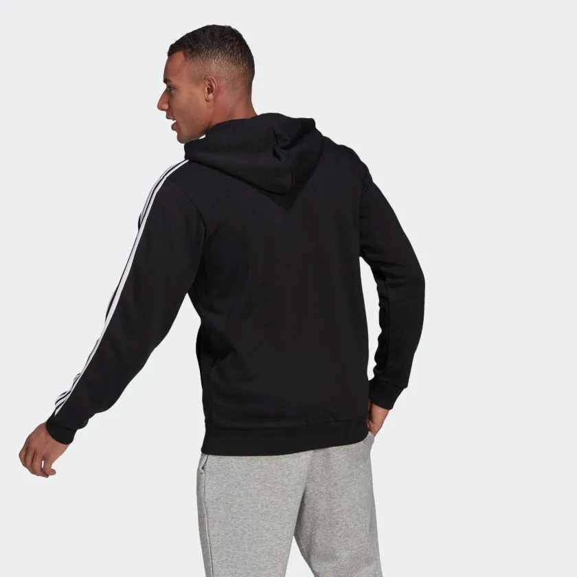 ADIDAS ESSENTIALS FLEECE 3-STRIPES FULL-ZIP HOODIE