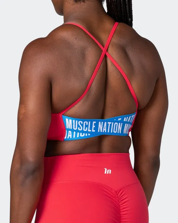 Advantage Bralette - Poppy
