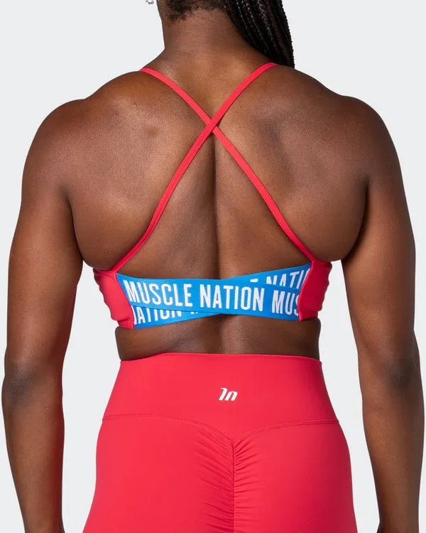 Advantage Bralette - Poppy
