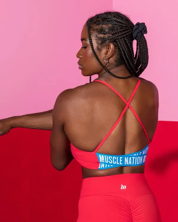 Advantage Bralette - Poppy
