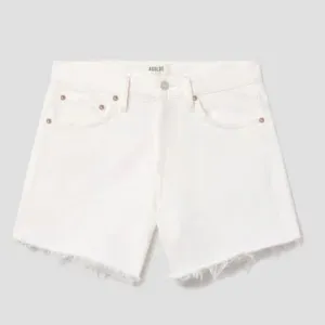 Agolde Parker Long Short in Panna Cotta Size 32
