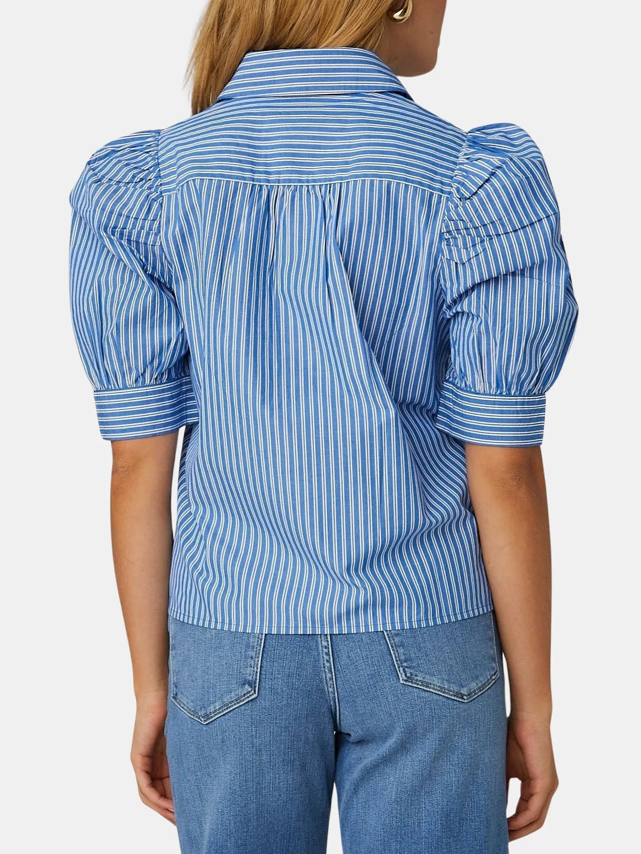 Alden Cotton Stripe Blouse