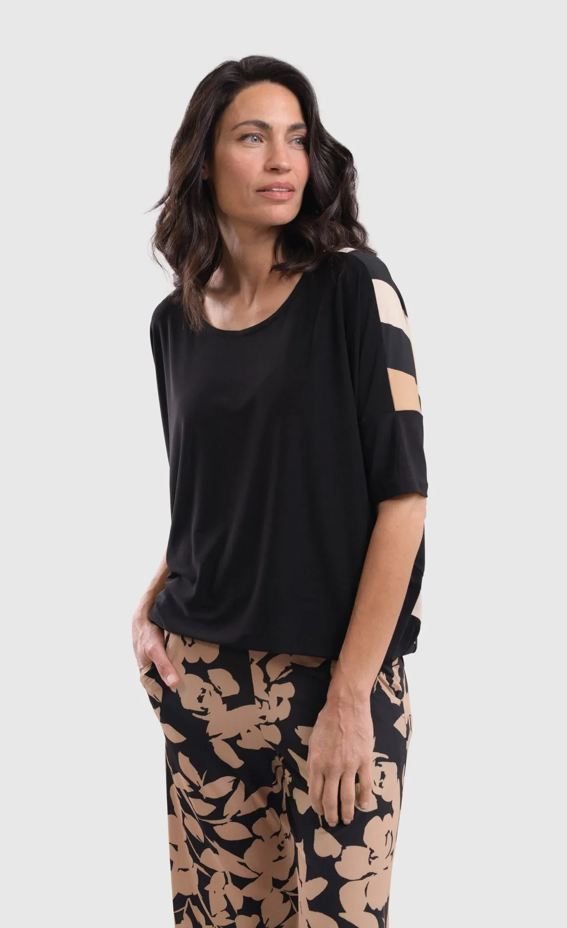 Alembika Drapey Dolman Sunrise Top