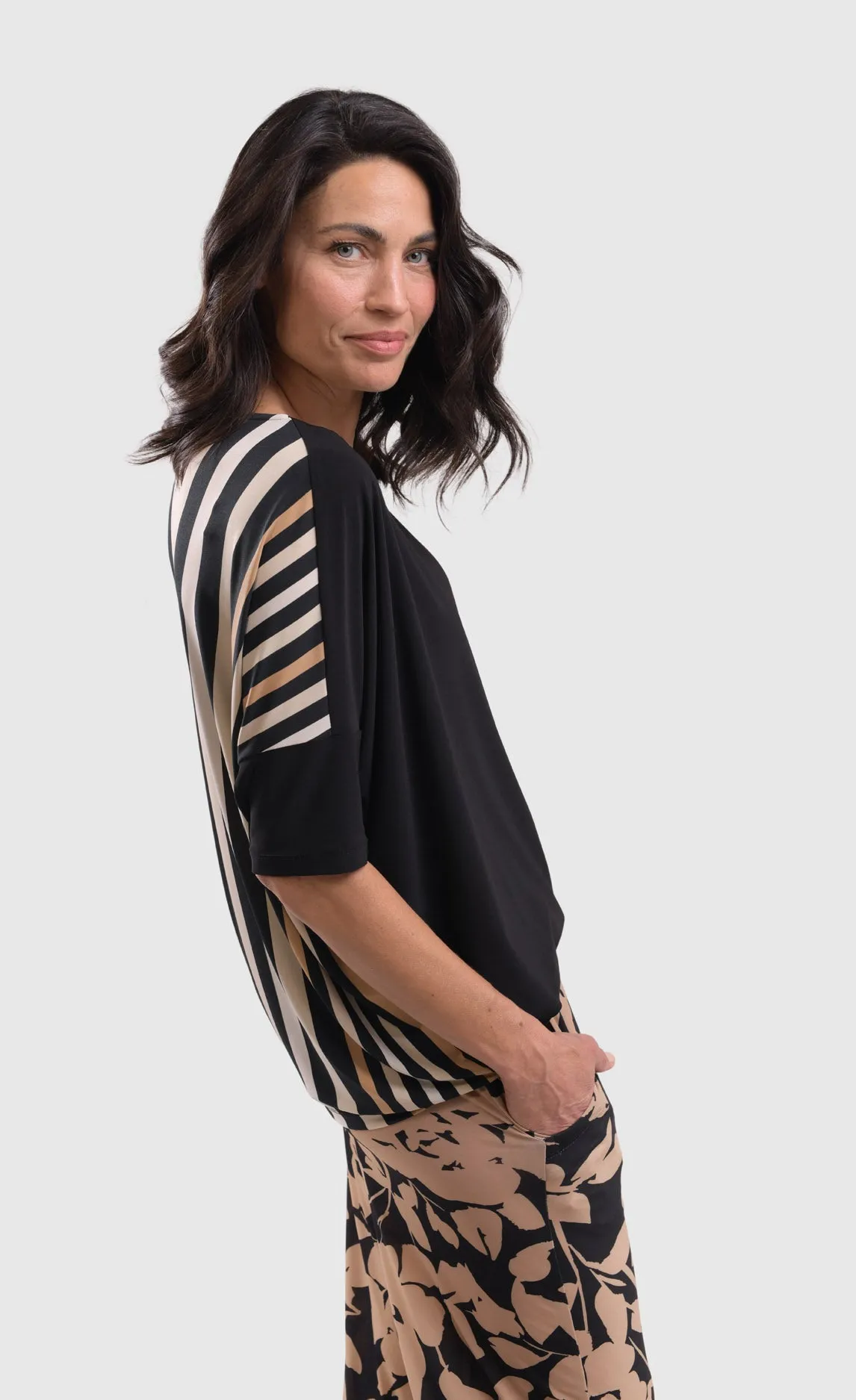 Alembika Drapey Dolman Sunrise Top