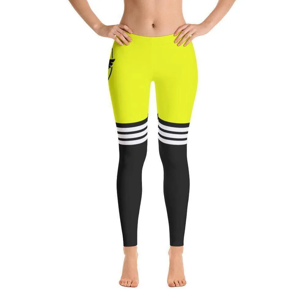 All Day Comfort Full Length Leggings Pacific Supply Stripe