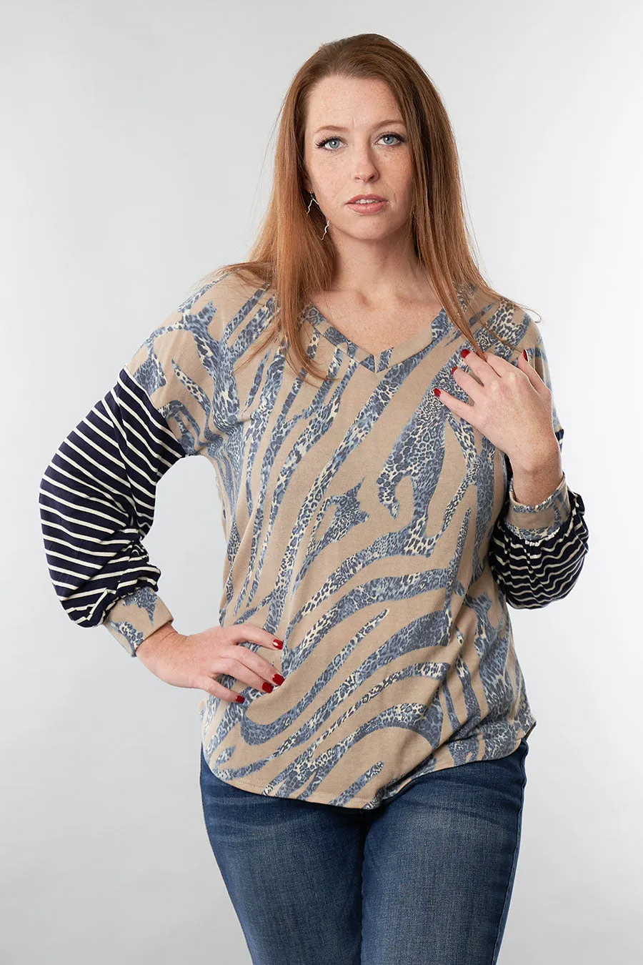 All In Tunic Long Sleeve Top