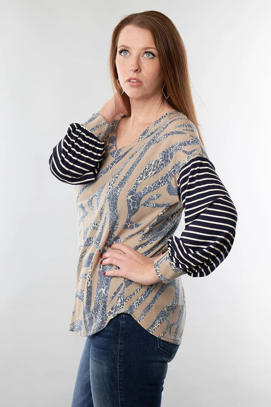 All In Tunic Long Sleeve Top