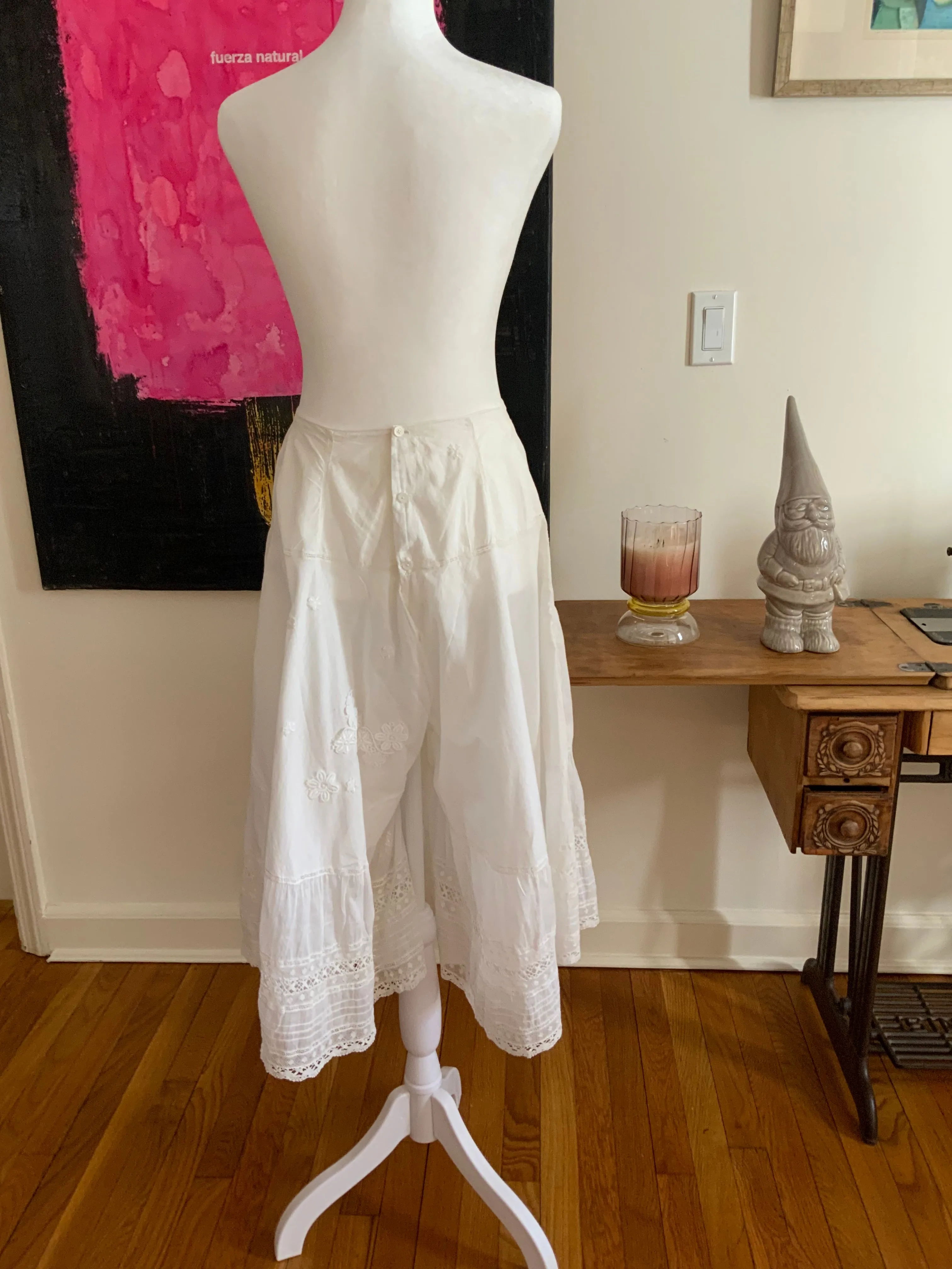 Antique Cotton Bloomers - 1900s - ED15