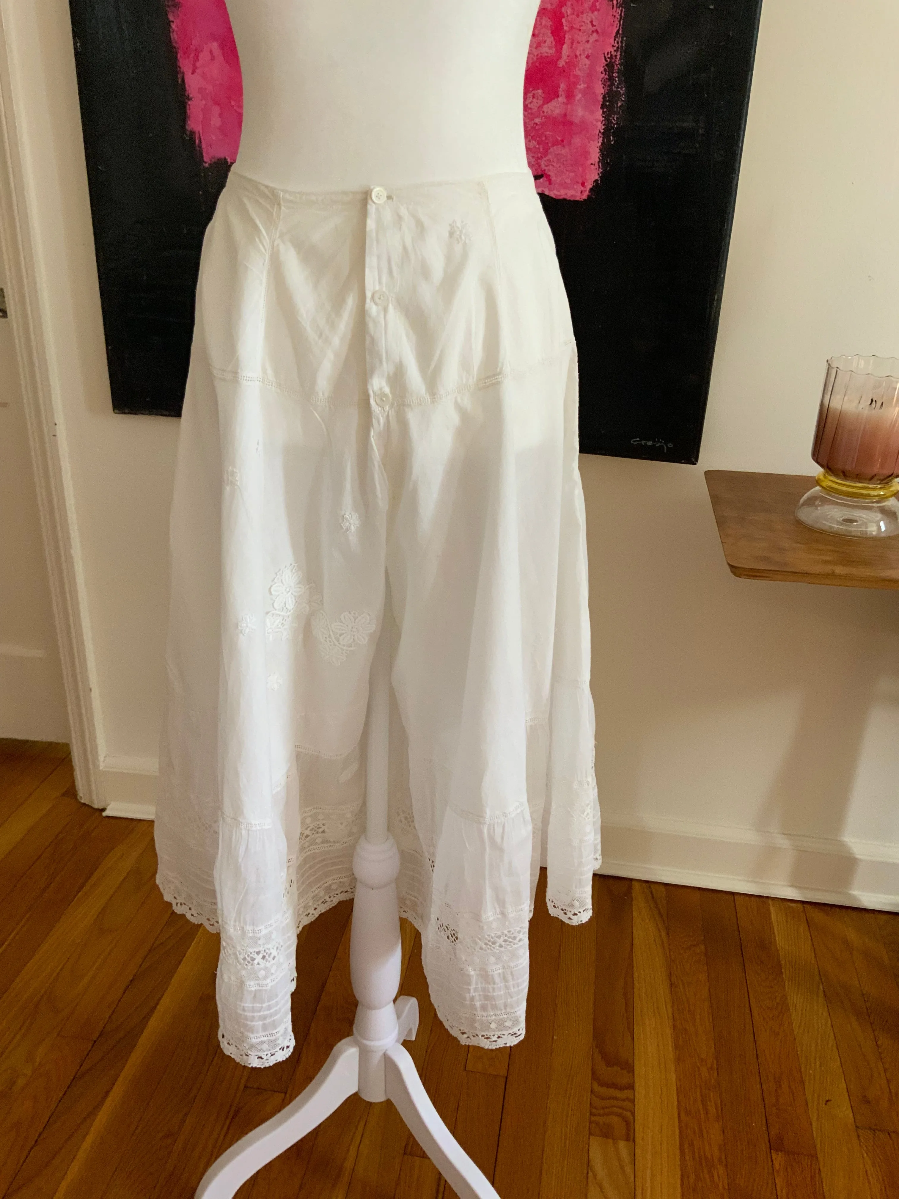Antique Cotton Bloomers - 1900s - ED15