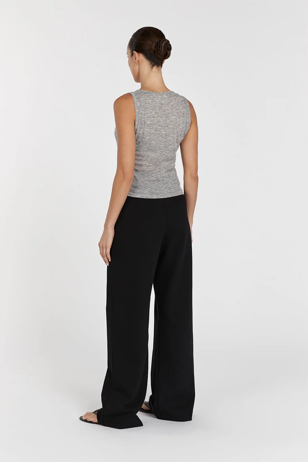 ARDEN GREY MARLE KNIT TANK