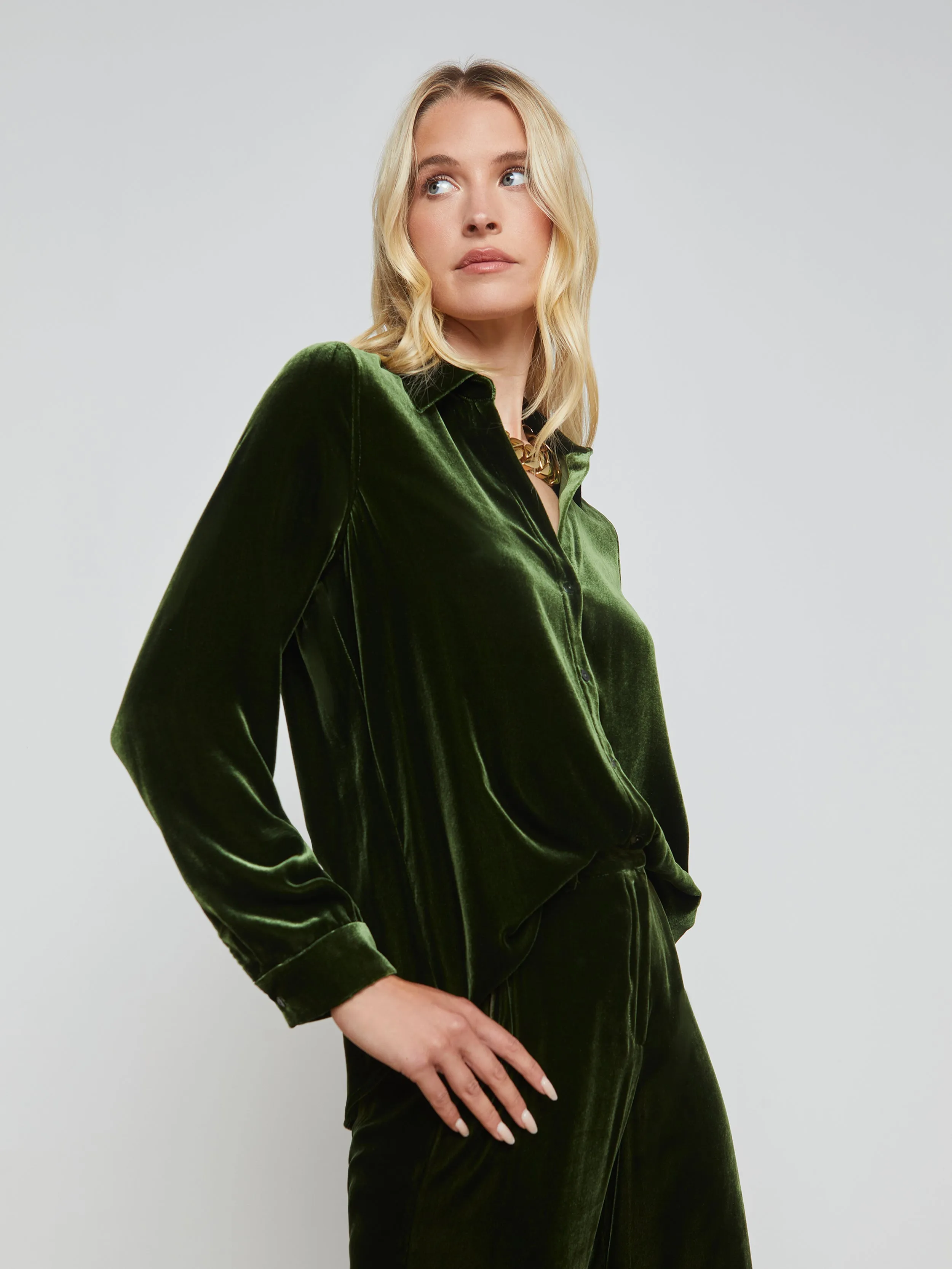 Argo Velvet Blouse