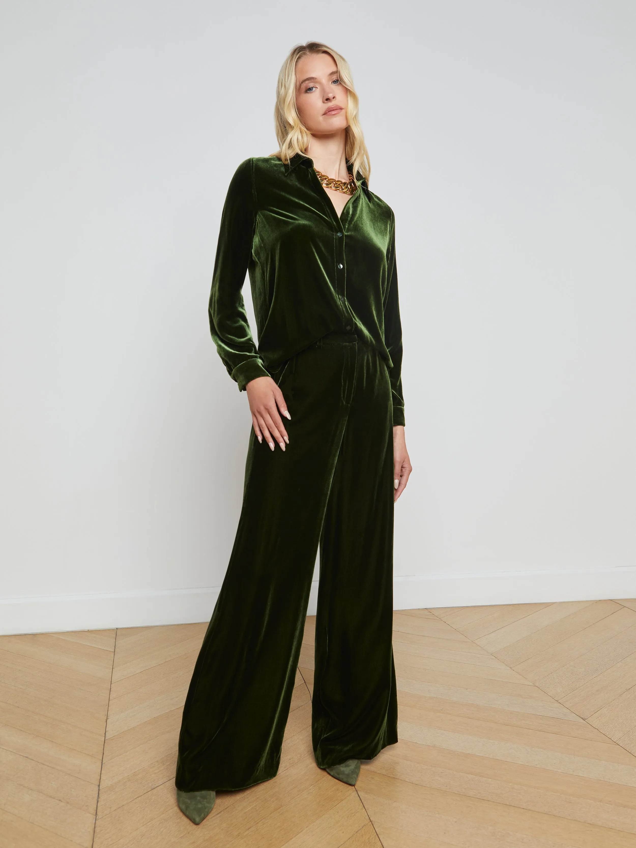 Argo Velvet Blouse