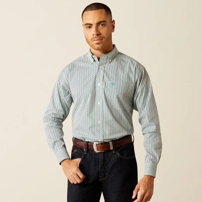 Ariat 10052349 Wrinkle Free Gage Classic Fit LS White