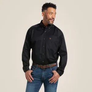 Ariat MNS Solid Twill Ls Shirt Black