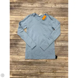 Athletic Top Long Sleeve Collar By Athleta In Blue, Size: S