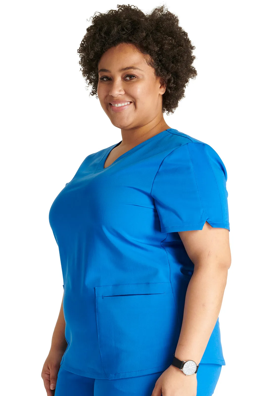 Atmos CK837A V-Neck Top Royal