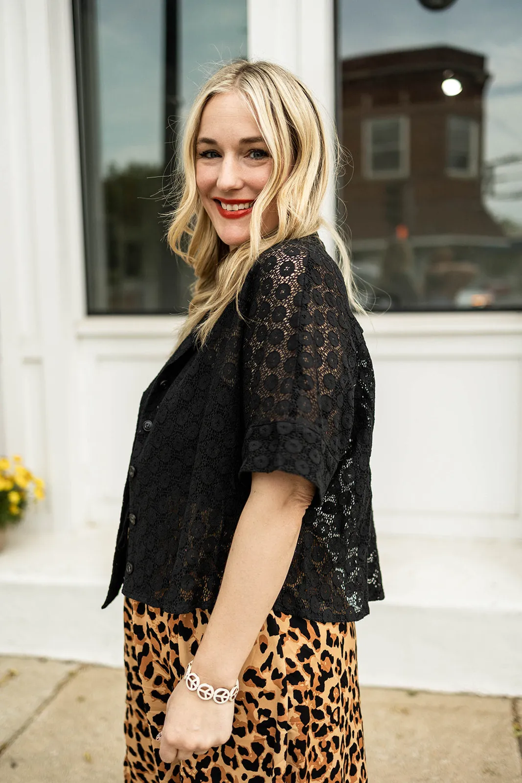 audrey top in black