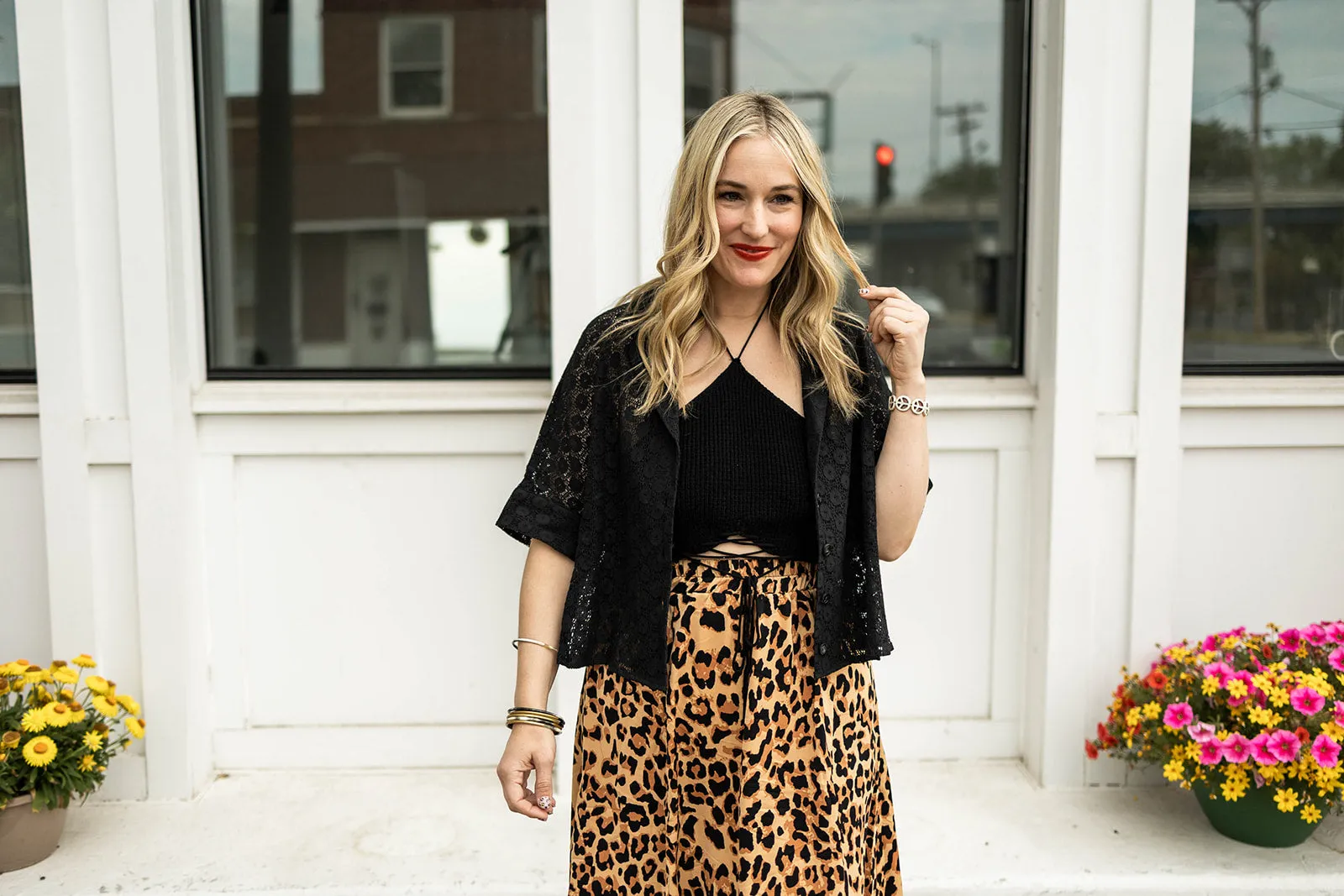audrey top in black