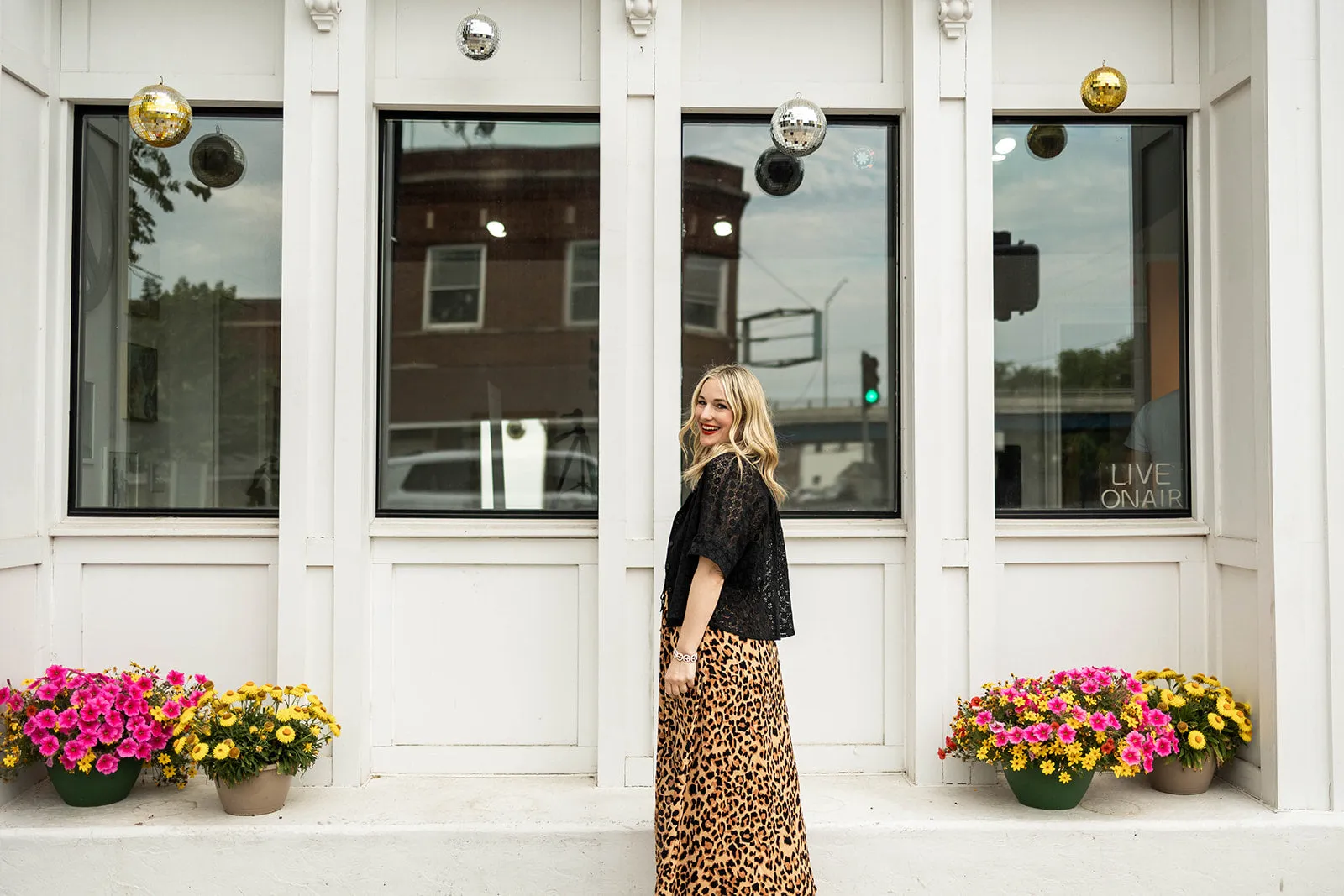 audrey top in black