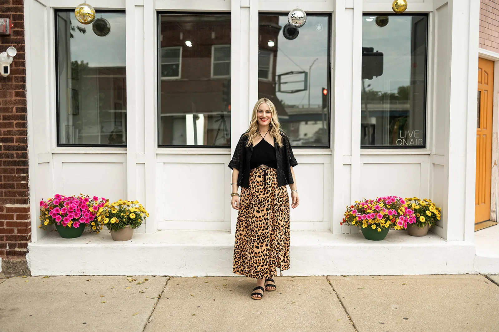 audrey top in black
