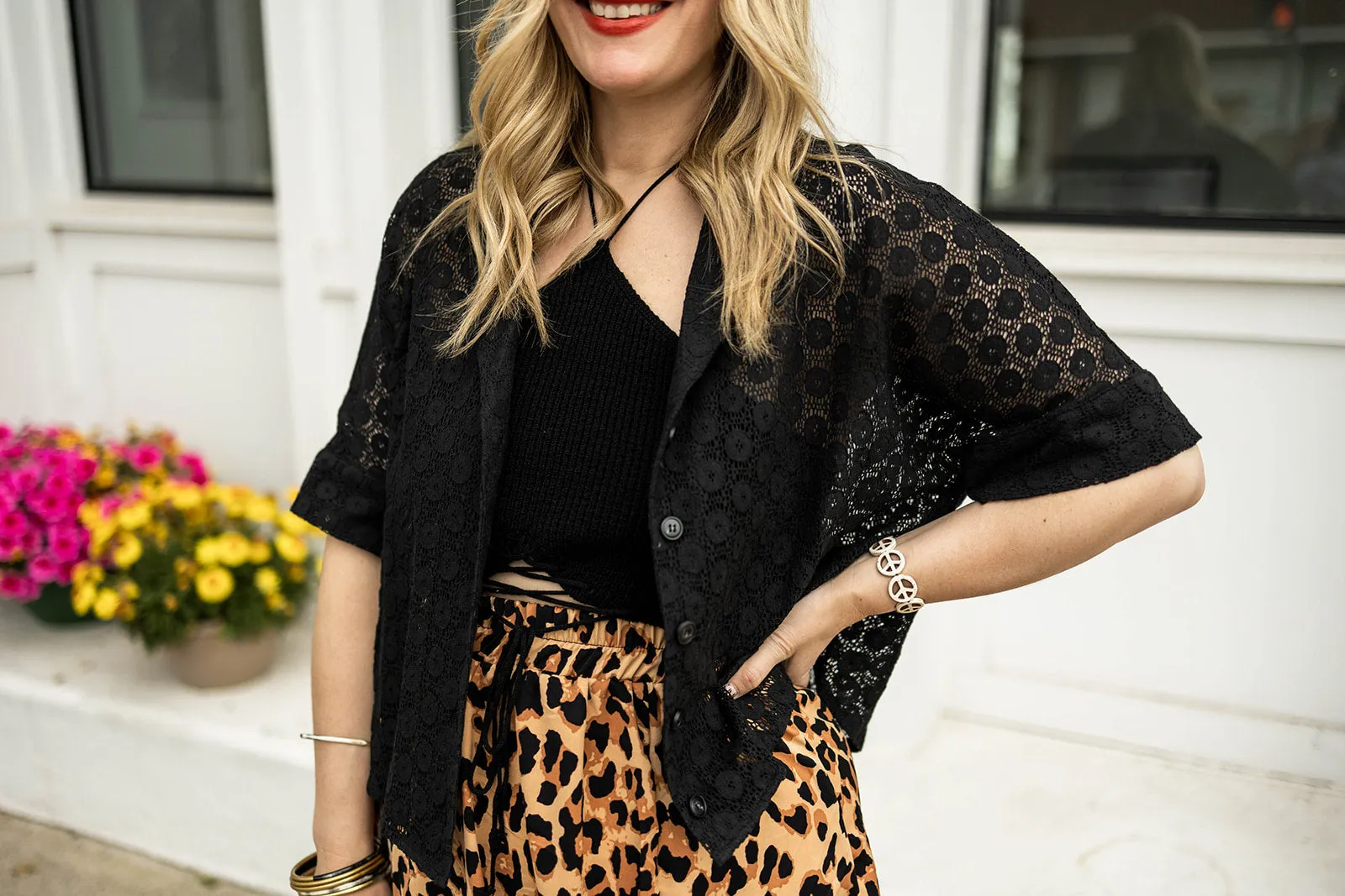 audrey top in black