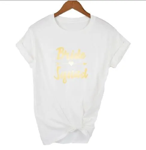 Bachelorette Party Wedding Team Bride Bride Squad  T-shirts