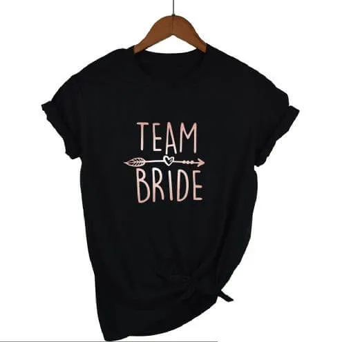 Bachelorette Party Wedding Team Bride Bride Squad  T-shirts
