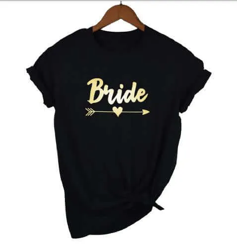 Bachelorette Party Wedding Team Bride Bride Squad  T-shirts